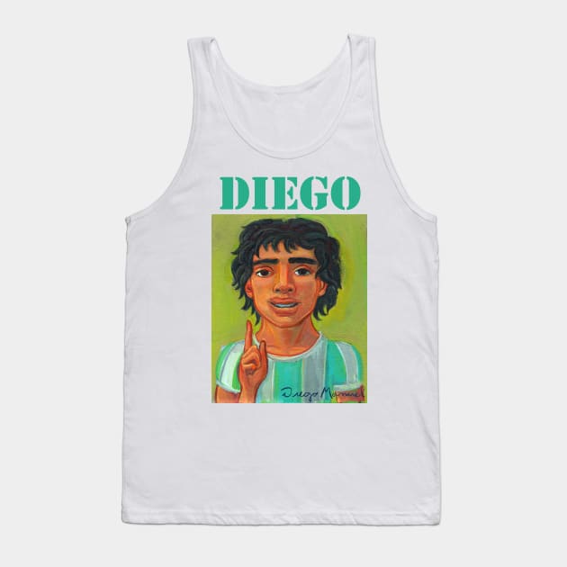 Diego god of soccer Tank Top by diegomanuel